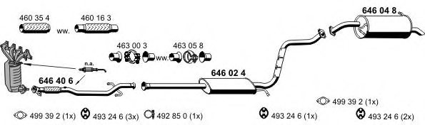 ERNST 250035 Exhaust System